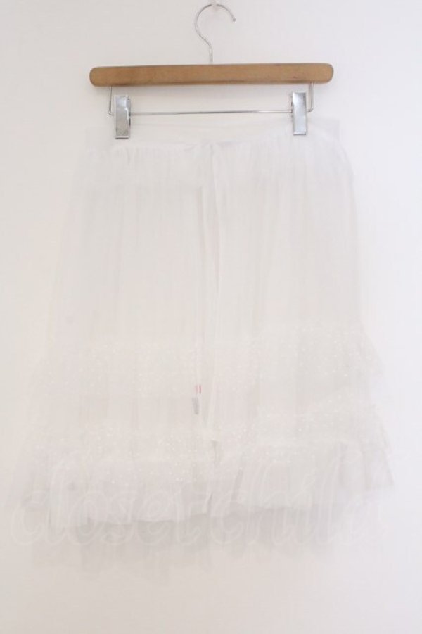 画像3: virally / チュールエプロン S シロ O-26-03-21-003-PU-ZA-IG-OS (3)