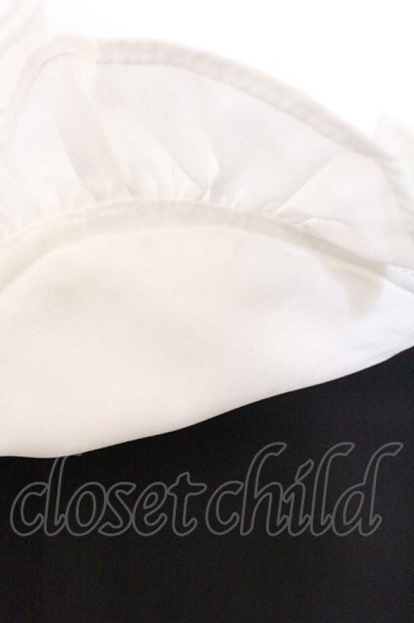 画像2: Jamie エーエヌケー / ゴシックロゴブラウス M クロ×シロ O-26-03-21-035-LO-BL-OW-OS (2)