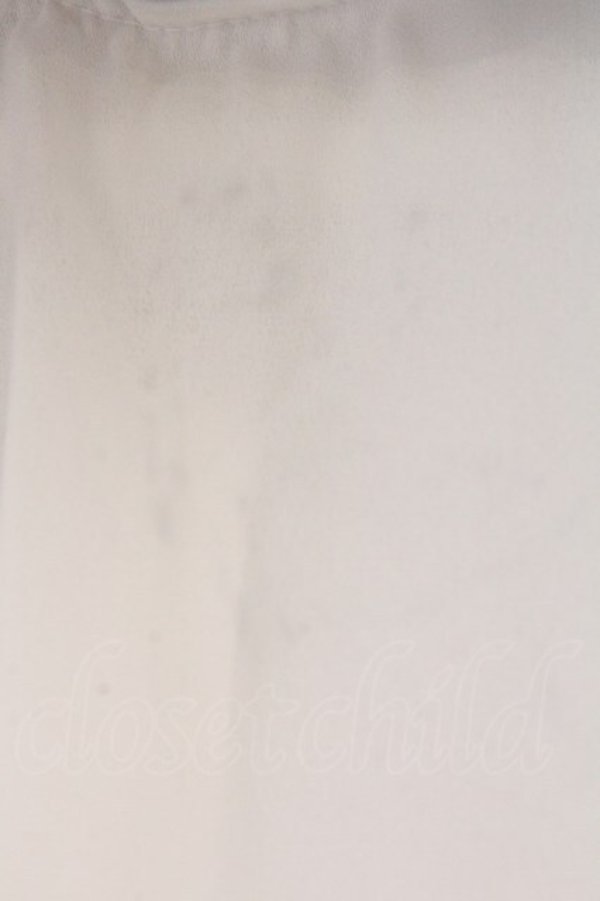 画像3: Jamie エーエヌケー / ゴシックロゴブラウス M シロ×クロ O-26-03-21-037-LO-BL-OW-OS (3)