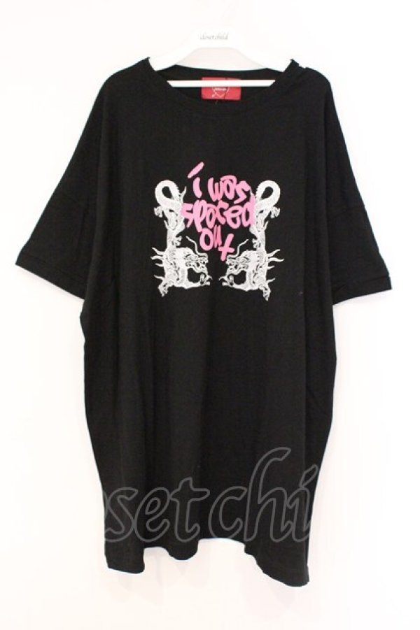 画像1: Jamie エーエヌケー / 龍プリントBigTe M クロ O-26-03-21-041-LO-TO-OW-OS (1)