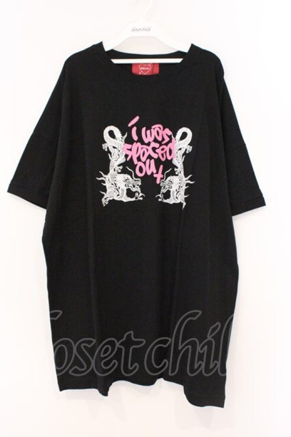 画像1: Jamie エーエヌケー / 龍プリントBigTe M クロ O-26-03-21-042-LO-TO-OW-OS (1)