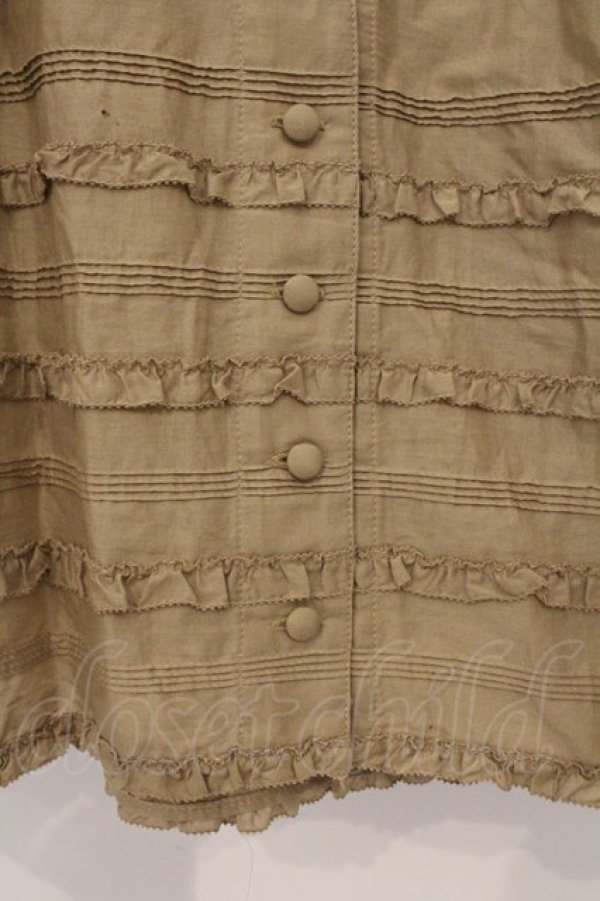 画像3: WONDERFUL WORLD / フード付きタックフリルブラウス【お直しあり】  ベージュ O-26-03-21-005-LO-BL-IG-OS (3)