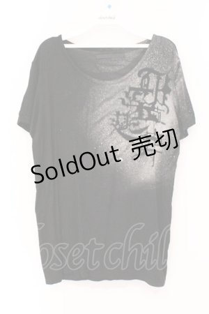 画像: h.NAOTO / ロゴptTシャツ  ブラック O-26-03-21-058-HN-TO-OW-OS