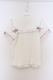 画像3: LIZ LISA / ストロベリー刺繍セーラーリブブラウス 0 シロ O-26-03-21-1029-LO-TO-OW-OS (3)