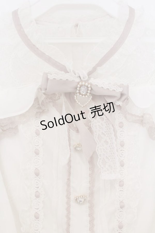 画像2: LIZ LISA / オープンショルダーフリルブラウス 0 シロ O-26-03-21-1031-LO-BL-OW-OS (2)