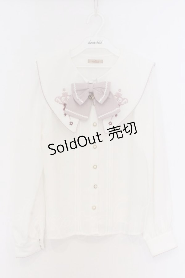 画像1: Amavel / Magical Candy ブラウス F シロ×ピンク O-26-03-21-1033-CA-BL-OW-OS (1)