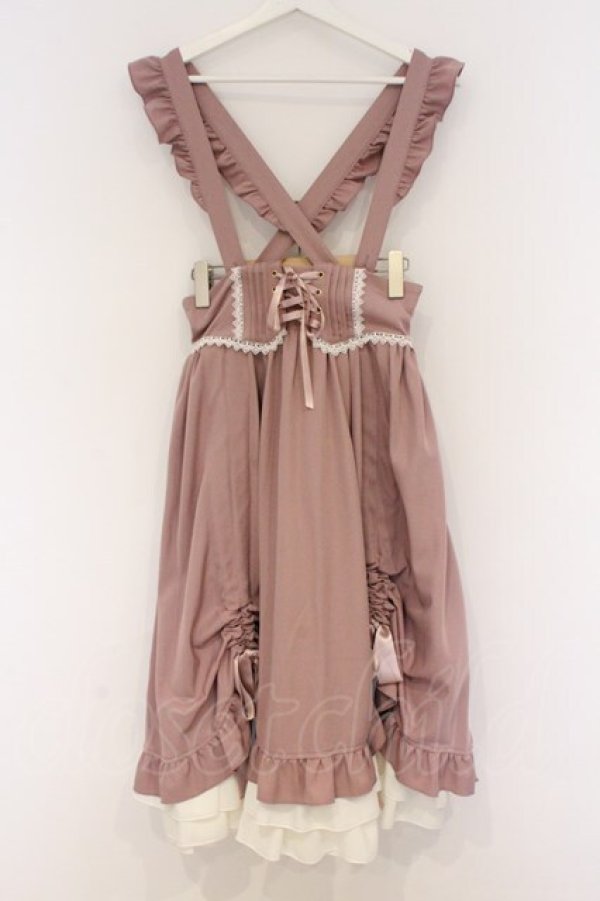 画像1: Amavel / Classique Dolly Ribbon レイヤードミドルスカート MT ピンク O-26-03-21-1036-CA-SK-OW-OS (1)