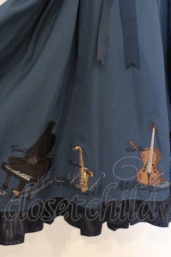 画像2: Amavel / Swing Jazz Bandスカート F ブルー O-26-03-21-1037-CA-SK-OW-OS (2)