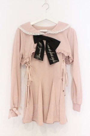 画像: LIZ LISA / 重ね着風セーラーフレアワンピース 0 ピンク O-26-03-21-1039-LO-OP-OW-OS