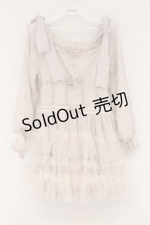 画像: LIZ LISA / チュールフリルワンピース 0 ピンク O-26-03-21-1043-LO-OP-OW-OS