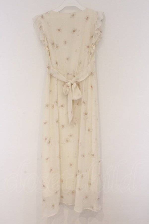 画像3: An MILLE / 花柄シフォンワンピース  アイボリー O-26-03-21-1044-EL-OP-OW-OS (3)