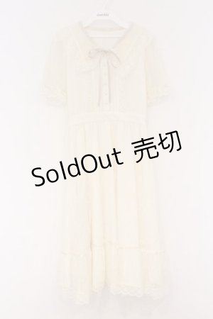 画像: Honey Cinnamon / Mieux セーラーカラーレースワンピース F アイボリー O-26-03-21-1046-LO-OP-OW-OS