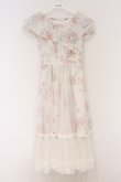 画像1: mille fille closet by LODISPOTTO / My Sweet Gardenワンピース M シロ O-26-03-21-1047-LO-OP-OW-OS (1)