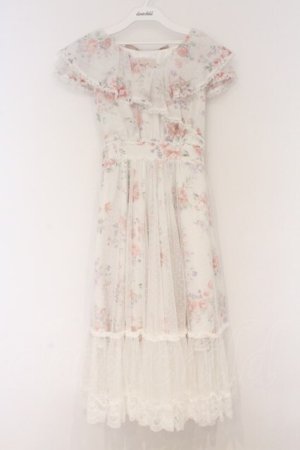 画像: mille fille closet by LODISPOTTO / My Sweet Gardenワンピース M シロ O-26-03-21-1047-LO-OP-OW-OS