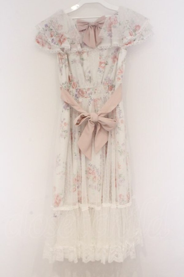 画像3: mille fille closet by LODISPOTTO / My Sweet Gardenワンピース M シロ O-26-03-21-1047-LO-OP-OW-OS (3)