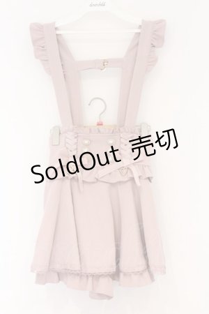 画像: LIZ LISA / レースアップサスペンダー付スカパン 0 ピンク O-26-03-21-1050-LO-PA-OW-OS