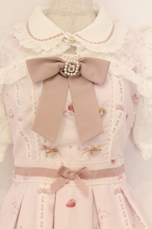 画像2: LIZ LISA / Sugary Treats Picnic柄セットアップ 0 ピンク O-26-03-21-1004-LO-OP-OW-OS (2)