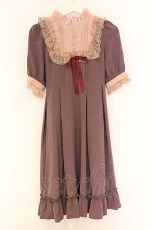 画像: Amavel / Romantique Feminineワンピース F パープル O-26-03-21-1053-CA-OP-OW-OS