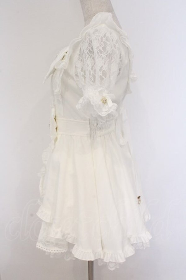 画像3: LIZ LISA / フロントカシュクールBIGリボンセットアップ 0 シロ O-26-03-21-1001-LO-OP-OW-OS (3)