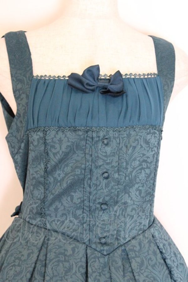 画像2: axes femme kawaii / クラシカルジャンスカ M グリーン O-26-03-21-1010-AX-OP-OW-OS (2)