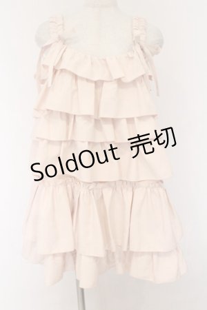 画像: merry jenny / ホイップクリームミニワンピース  ピンク O-26-03-21-1012-LO-OP-IG-OS