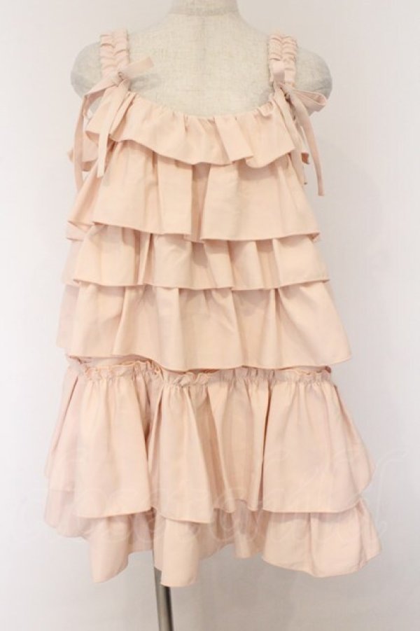 画像1: merry jenny / ホイップクリームミニワンピース  ピンク O-26-03-21-1012-LO-OP-IG-OS (1)