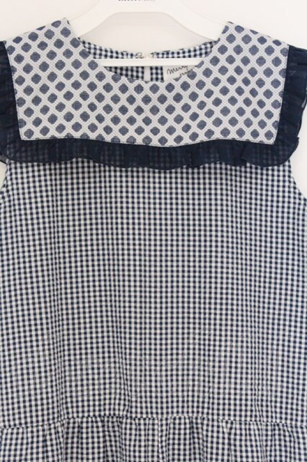 画像2: merry jenny / おんなのこオールインワン  アイスブルー O-26-03-21-1014-LO-OP-IG-OS (2)