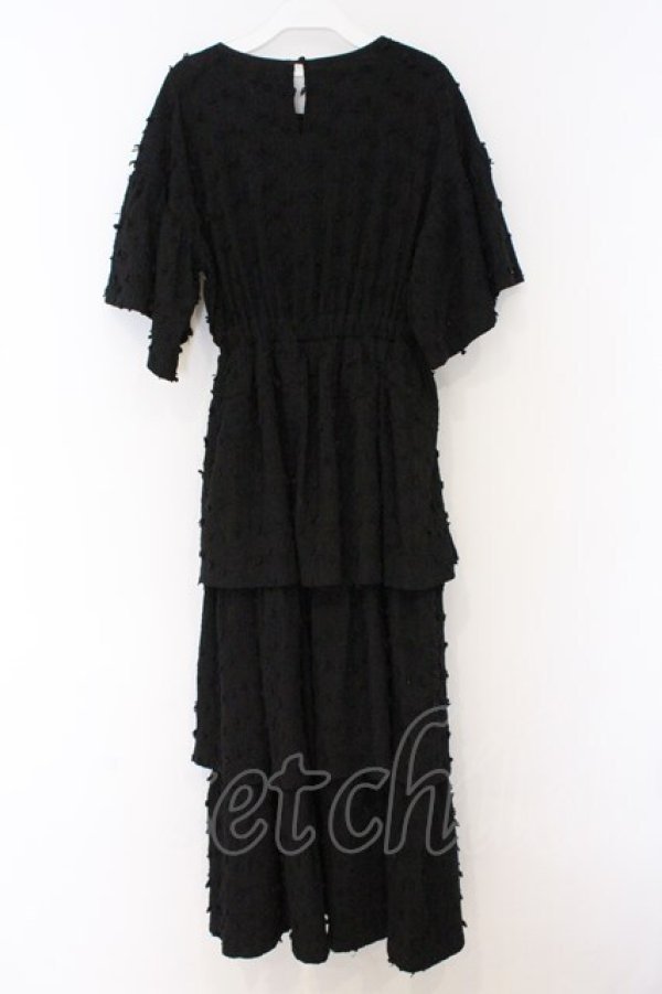 画像3: merry jenny / フレアスリーブワンピース  クロ O-26-03-21-1018-LO-OP-IG-OS (3)