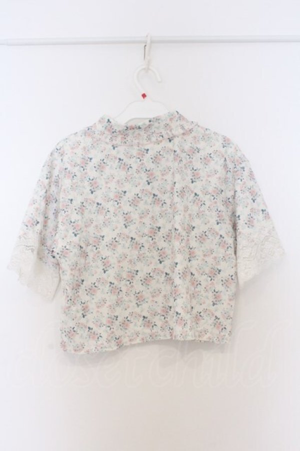 画像3: merry jenny / flowerレースブラウス  アイボリー O-26-03-21-1022-LO-BL-IG-OS (3)