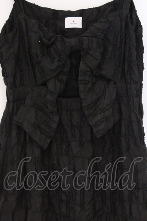 画像2: merry jenny / Bigリボンキャミワンピース  クロ O-26-03-21-1023-LO-OP-IG-OS (2)