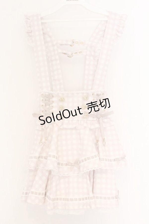 画像1: LIZ LISA / はしごリボンギンガムティアードスカパン 0 ピンク O-26-03-21-1025-LO-PA-OW-OS (1)