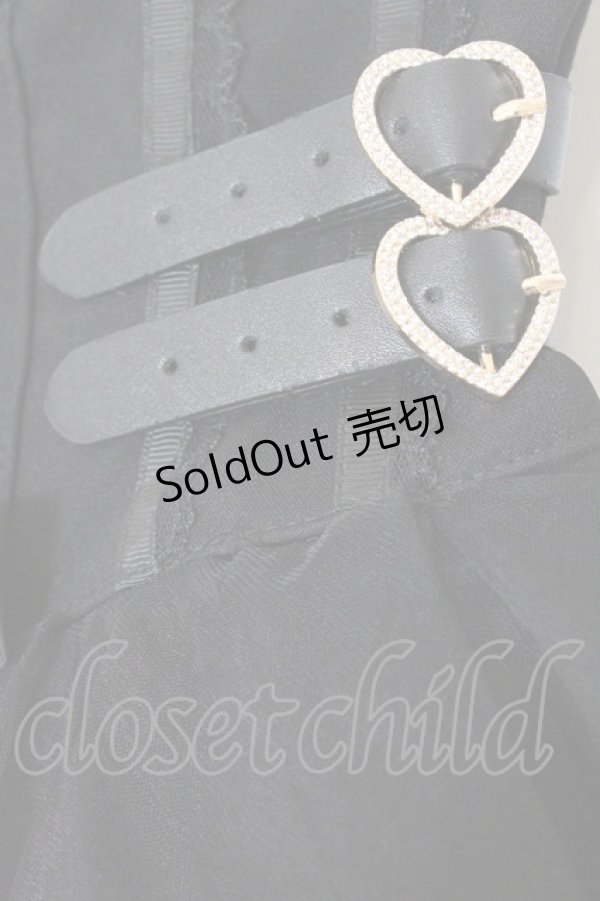 画像2: LIZ LISA / レースアップコルセットライクスカパン 0 クロ O-26-03-21-1026-LO-PA-OW-OS (2)