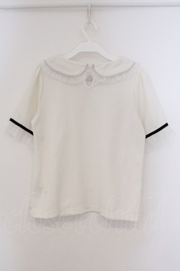 画像3: axes femme POETIQUE / 月チャーム付きブラウス風トップス M オフシロ O-26-03-21-073-AX-TO-IG-OS (3)