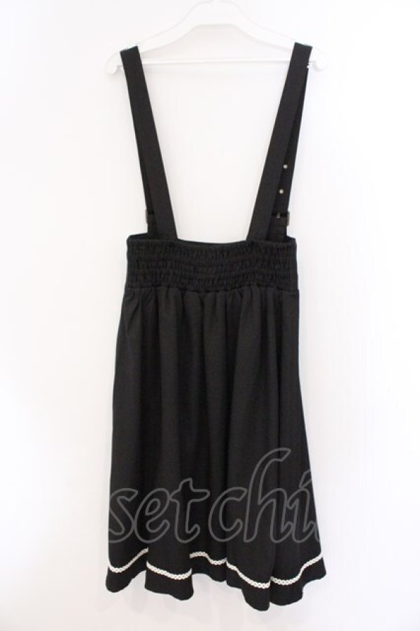 画像3: axes femme / ベルト風サス付スカート  クロ O-26-03-21-076-AX-SK-IG-OS (3)