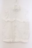 画像1: Fickle Bebe / フリルパディングベスト  シロ O-26-03-21-084-0-TO-IG-OS (1)