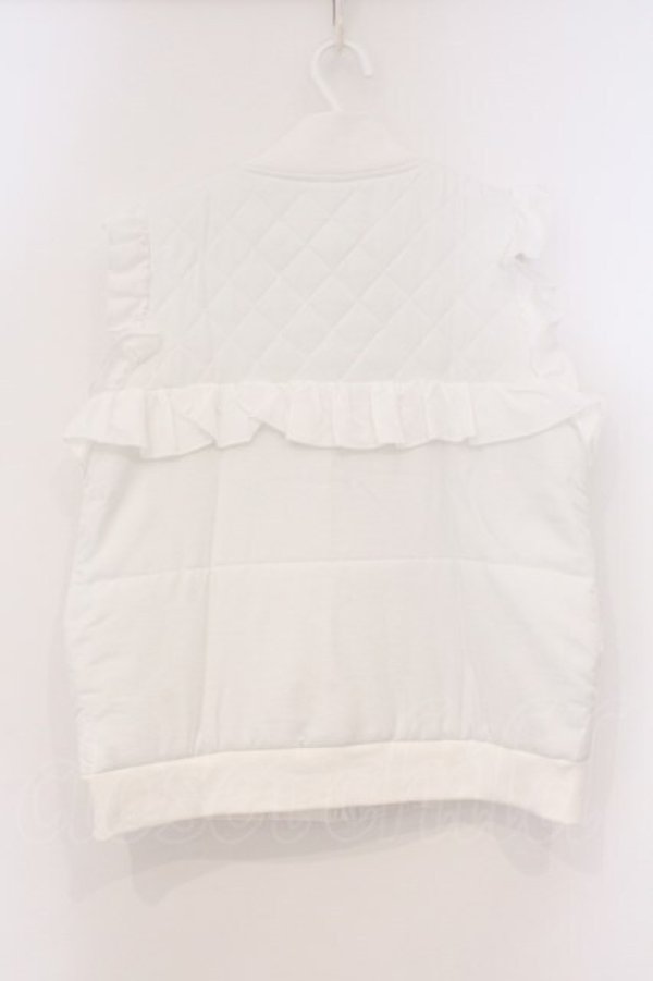 画像3: Fickle Bebe / フリルパディングベスト  シロ O-26-03-21-084-0-TO-IG-OS (3)