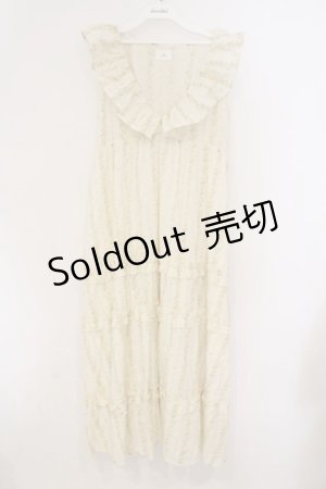 画像: merry jenny / flower frillワンピース  イエロー O-26-03-21-085-LO-OP-IG-OS