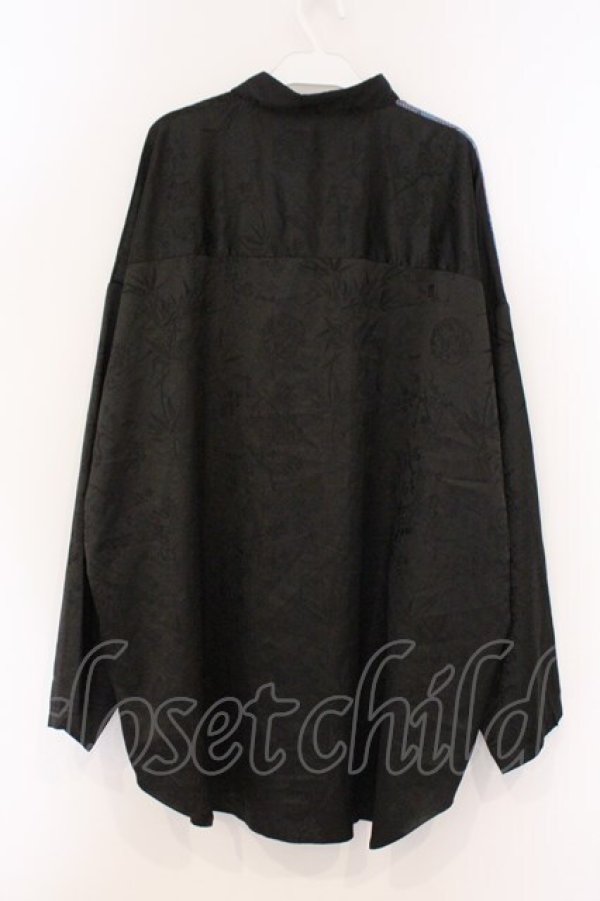 画像4: REZEN / 陰陽師×曼荼羅２ＷＡＹシャツ L 京紫（クロ×パープル） O-26-03-21-093-PU-BL-OW-OS (4)