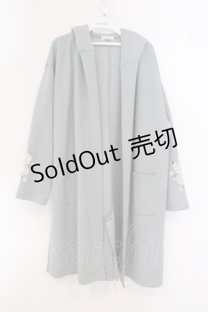 画像: axes femme / 袖刺繍コーデイガン F ミント O-26-03-21-099-AX-TO-IG-ZT521