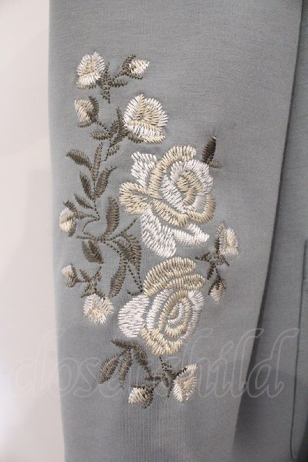 画像2: axes femme / 袖刺繍コーデイガン F ミント O-26-03-21-099-AX-TO-IG-OS (2)