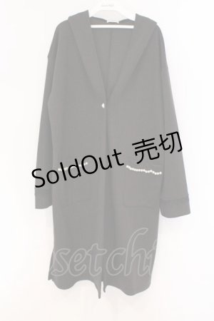 画像: axes femme / パールポケットコーディガン F クロ O-26-03-21-102-AX-TO-IG-ZT406