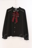 画像1: axes femme / リボンセットブラウス L クロ O-26-03-21-103-AX-BL-IG-OS (1)