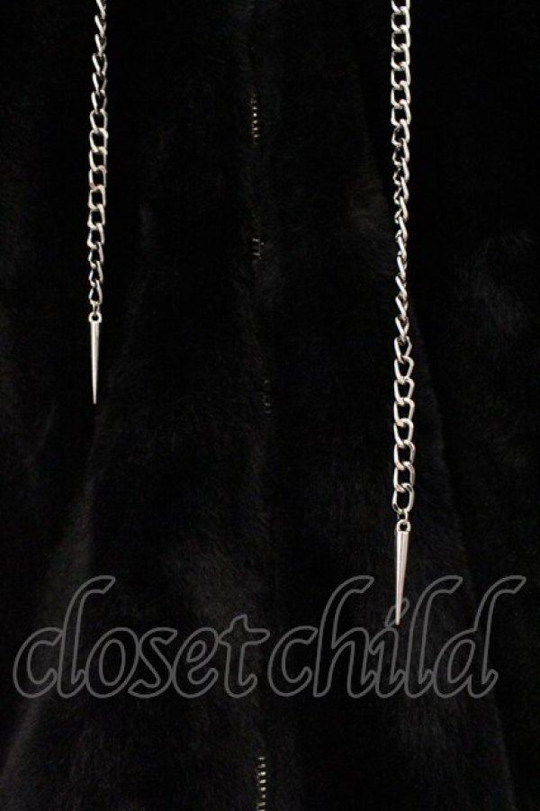 画像2: DimMoire / BABY SHEEPファーパーカー  ブラック O-26-03-21-107-0-CO-IG-OS (2)