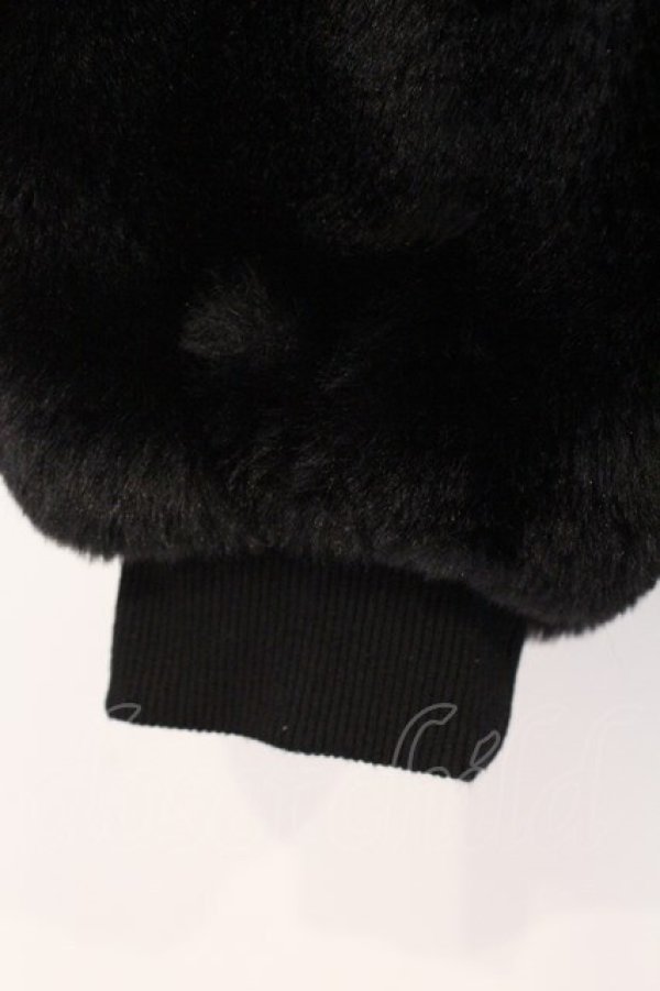 画像3: DimMoire / BABY SHEEPファーパーカー  ブラック O-26-03-21-107-0-CO-IG-OS (3)