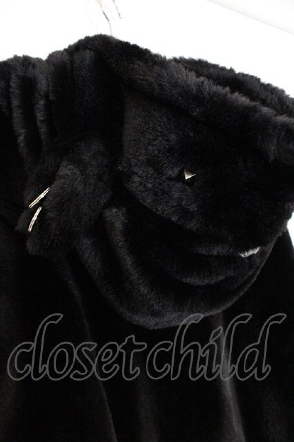 画像5: DimMoire / BABY SHEEPファーパーカー  ブラック O-26-03-21-107-0-CO-IG-OS (5)