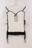 画像1: DimMoire / Gothicチュールトップス  シロ×クロ O-26-03-21-108-0-TO-IG-OS (1)