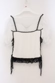 画像4: DimMoire / Gothicチュールトップス  シロ×クロ O-26-03-21-108-0-TO-IG-OS (4)