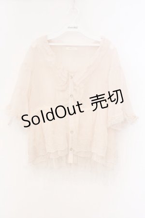 画像: axes femme / ラメドットドビーブラウス M ピンク O-26-03-21-010-AX-BL-OW-OS