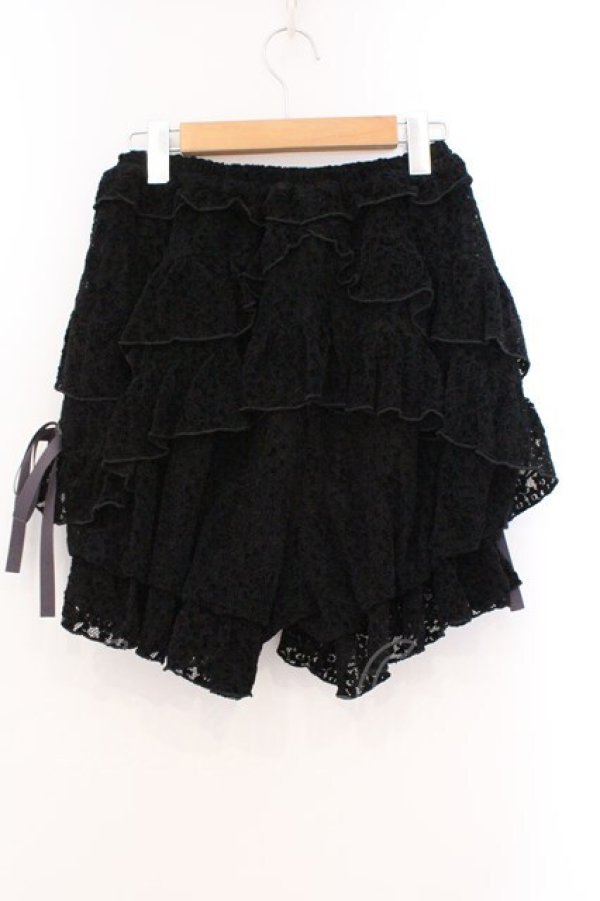 画像4: merry jenny / シュガーフリルカボチャパンツ  クロ O-26-03-21-111-LO-PA-IG-OS (4)