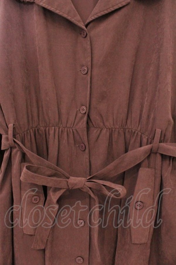 画像2: merry jenny / 2way トレンチワンピース  パープル O-26-03-21-113-LO-OP-IG-OS (2)